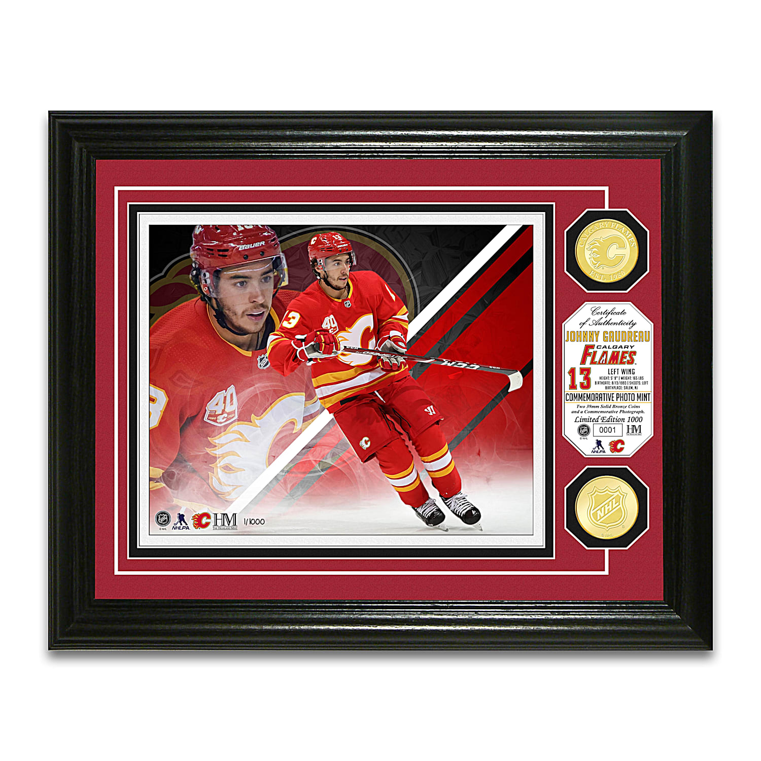 Johnny gaudreau flames jersey deals