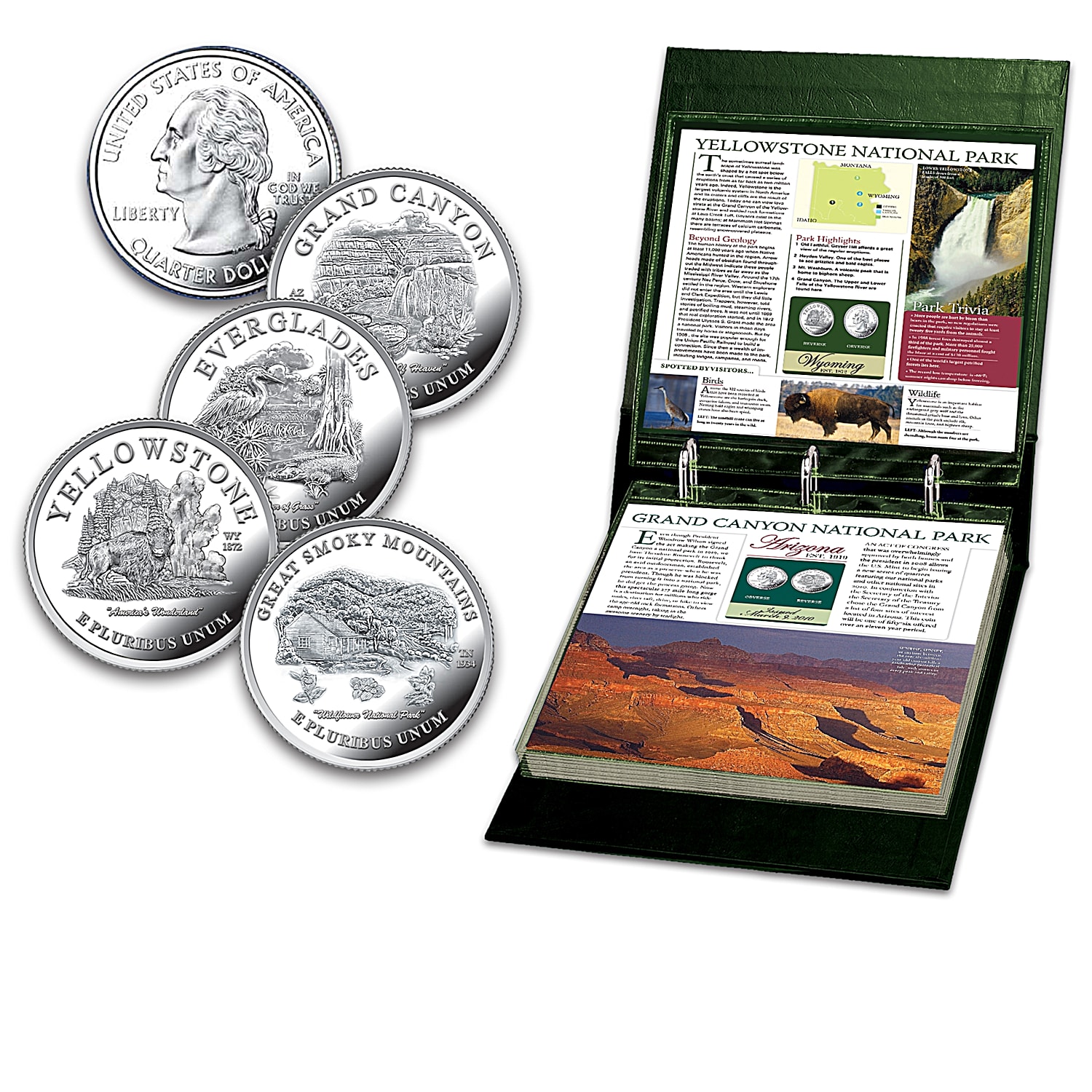 U.S. National Parks Quarters Coin Collection
