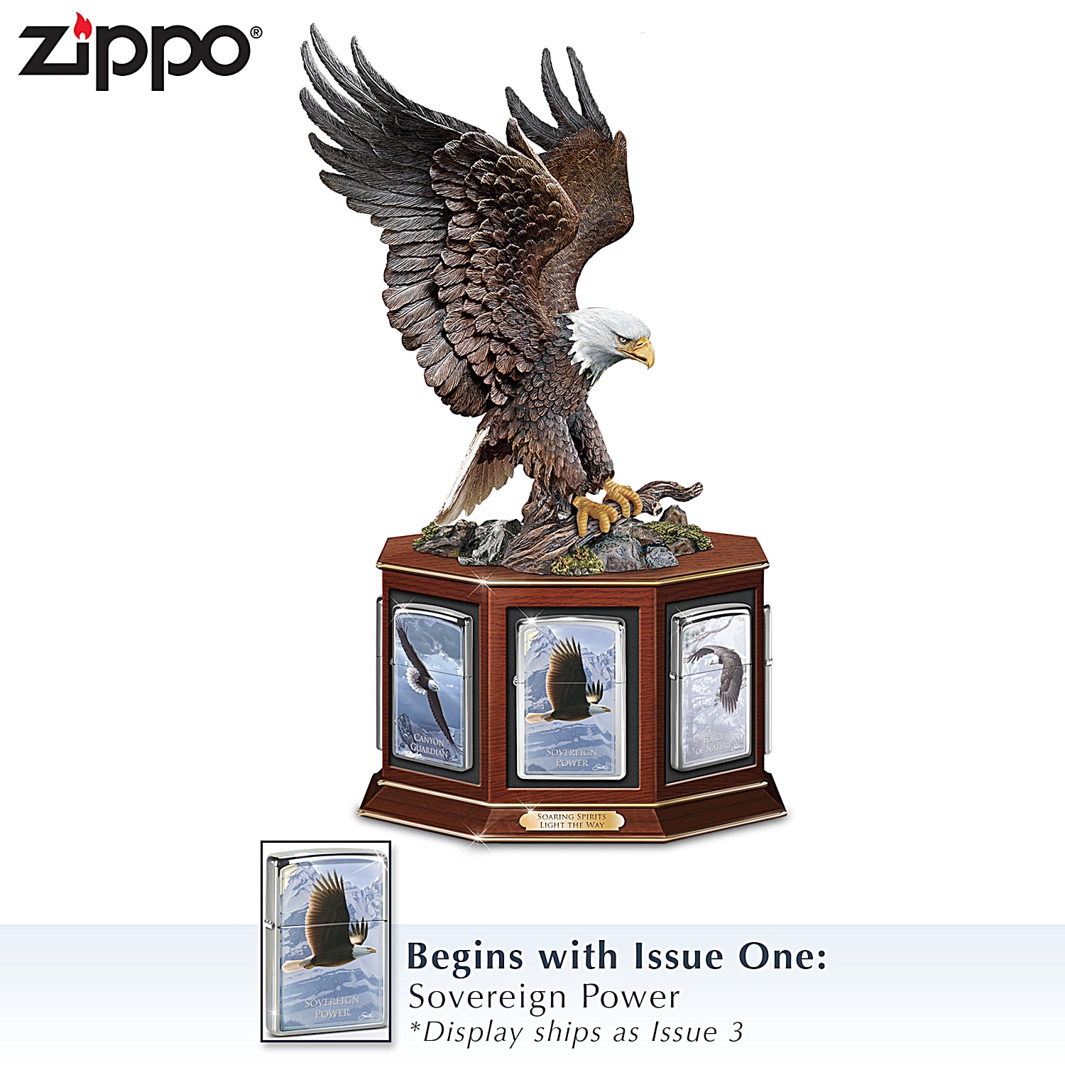 Soaring Spirits Light The Way Eagle Zippo® Lighter Collection