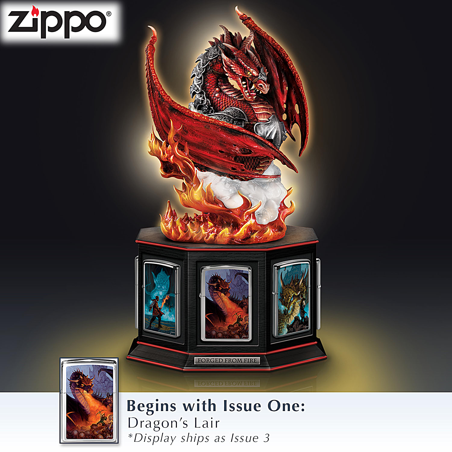 Forged From Fire Handcrafted Dragon Zippo® Lighter Collection