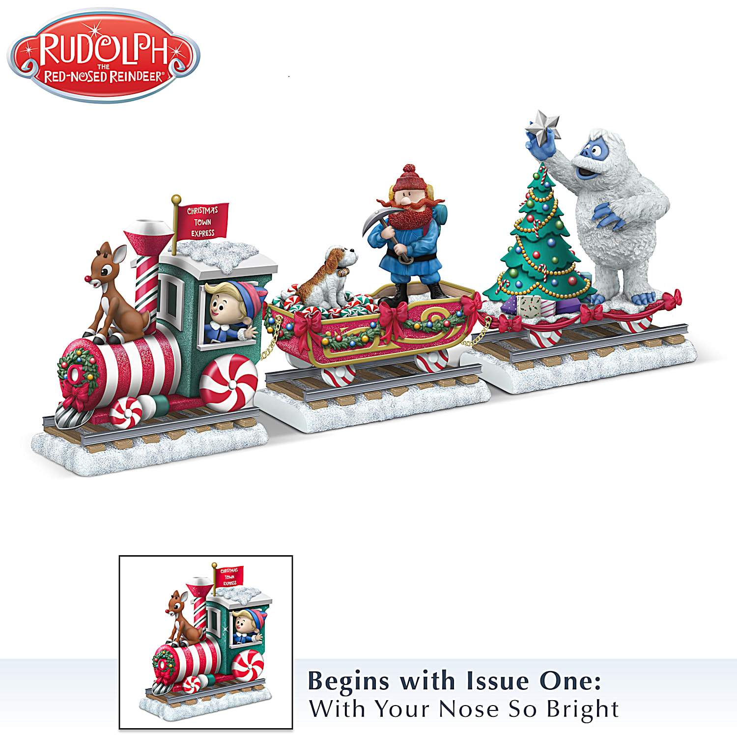 Rudolph sales figurine set