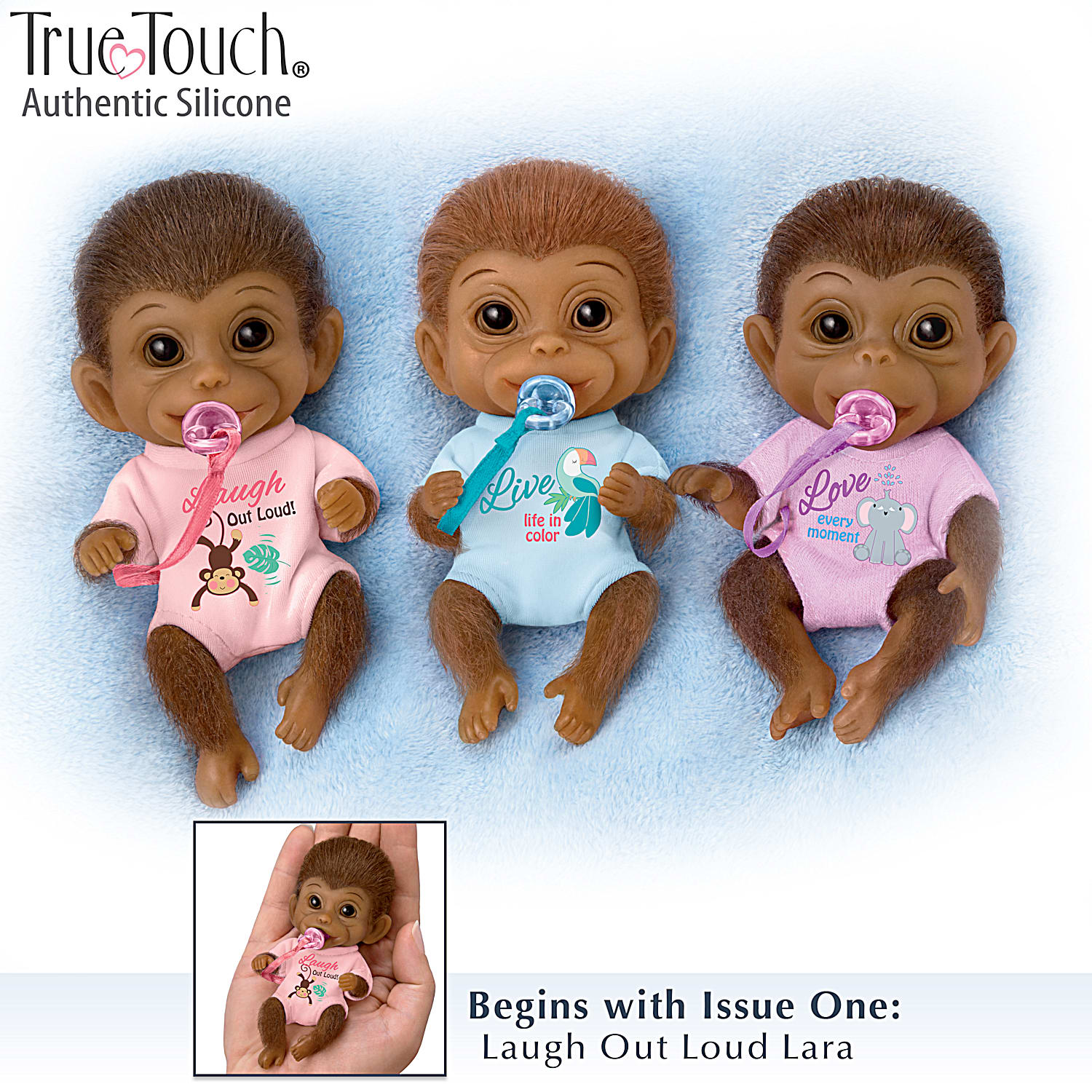 Newborn on sale monkey doll