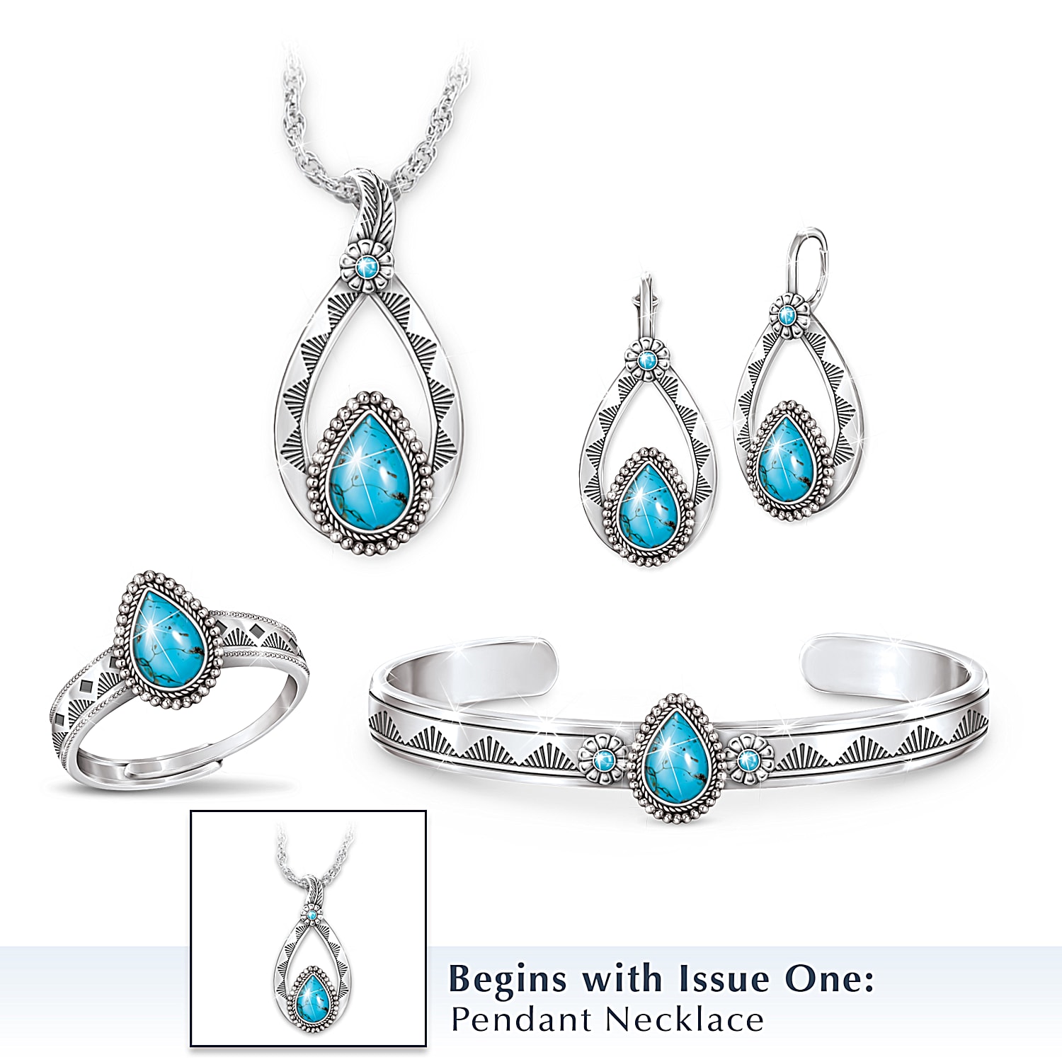 Spirit Of The Southwest Turquoise Jewellery Collection