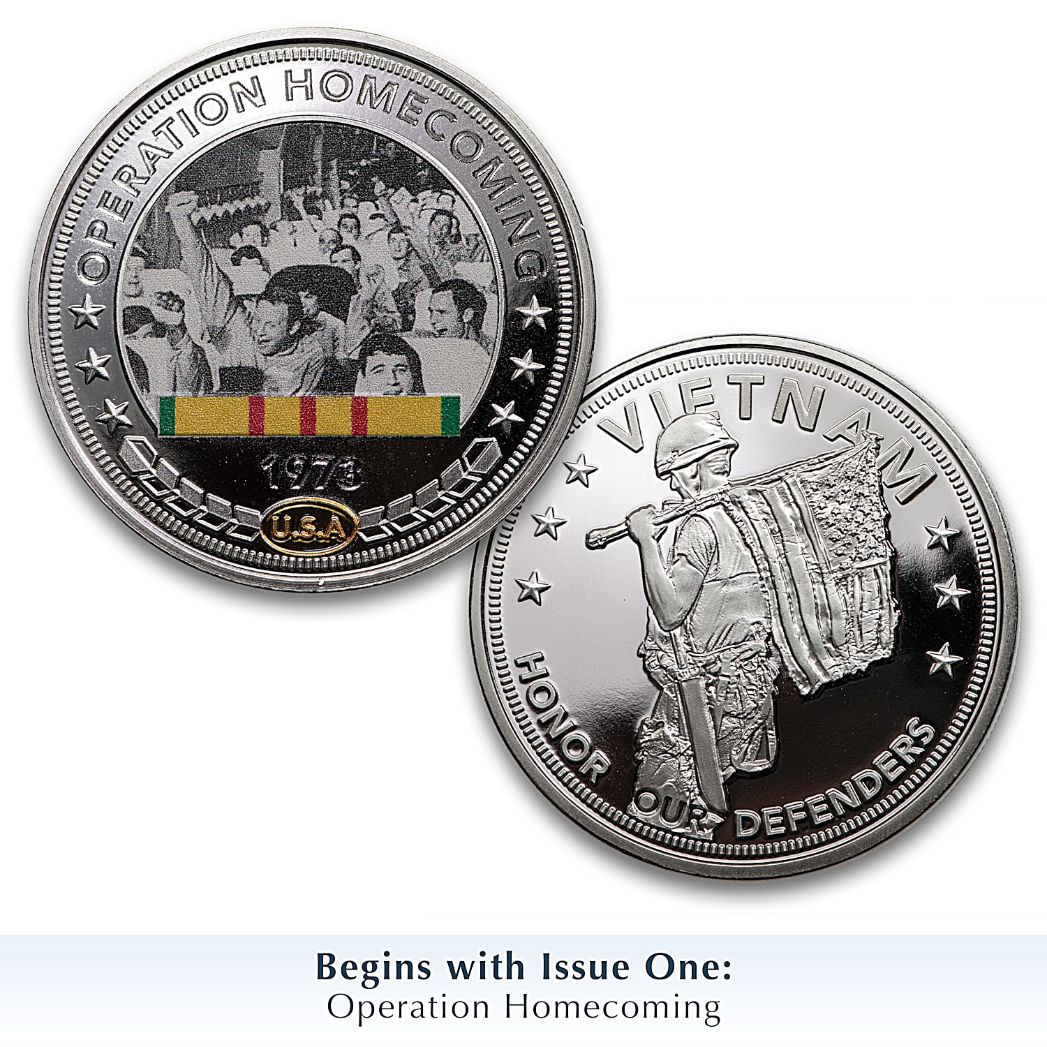 The Vietnam War Homecoming 50th Anniversary 99.9% Silver-Plated