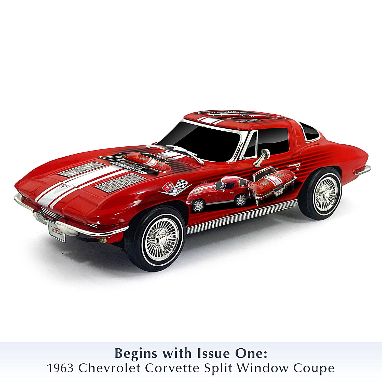 アート・デザイン・音楽 THE COMPLETE CORVETTE The Mid Year Magic Of The Corvette 1:24-Scale Sculpture Collection