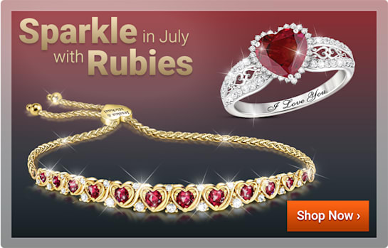 Sparkle in July with Rubies - Shop Now