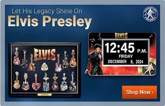 Let His Legacy Shine On Elvis Presley - Shop Now