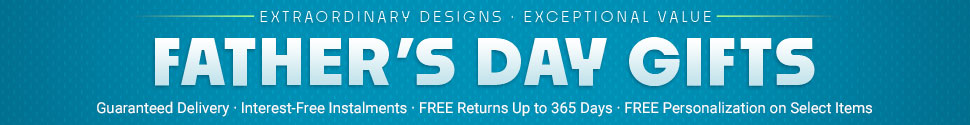 Selling Fast - ACT NOW! Father's Day Gifts, Original Designs - Superior Value. Guaranteed Delivery | Interest-Free Instalments | Free Returns Up to 365 Days | Free Personalization on Select Items