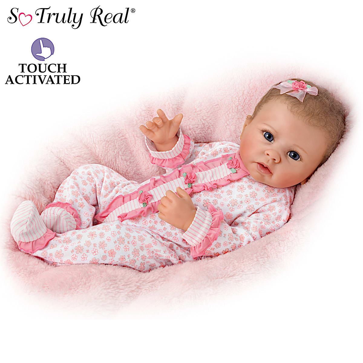 Baby doll clearance with heartbeat