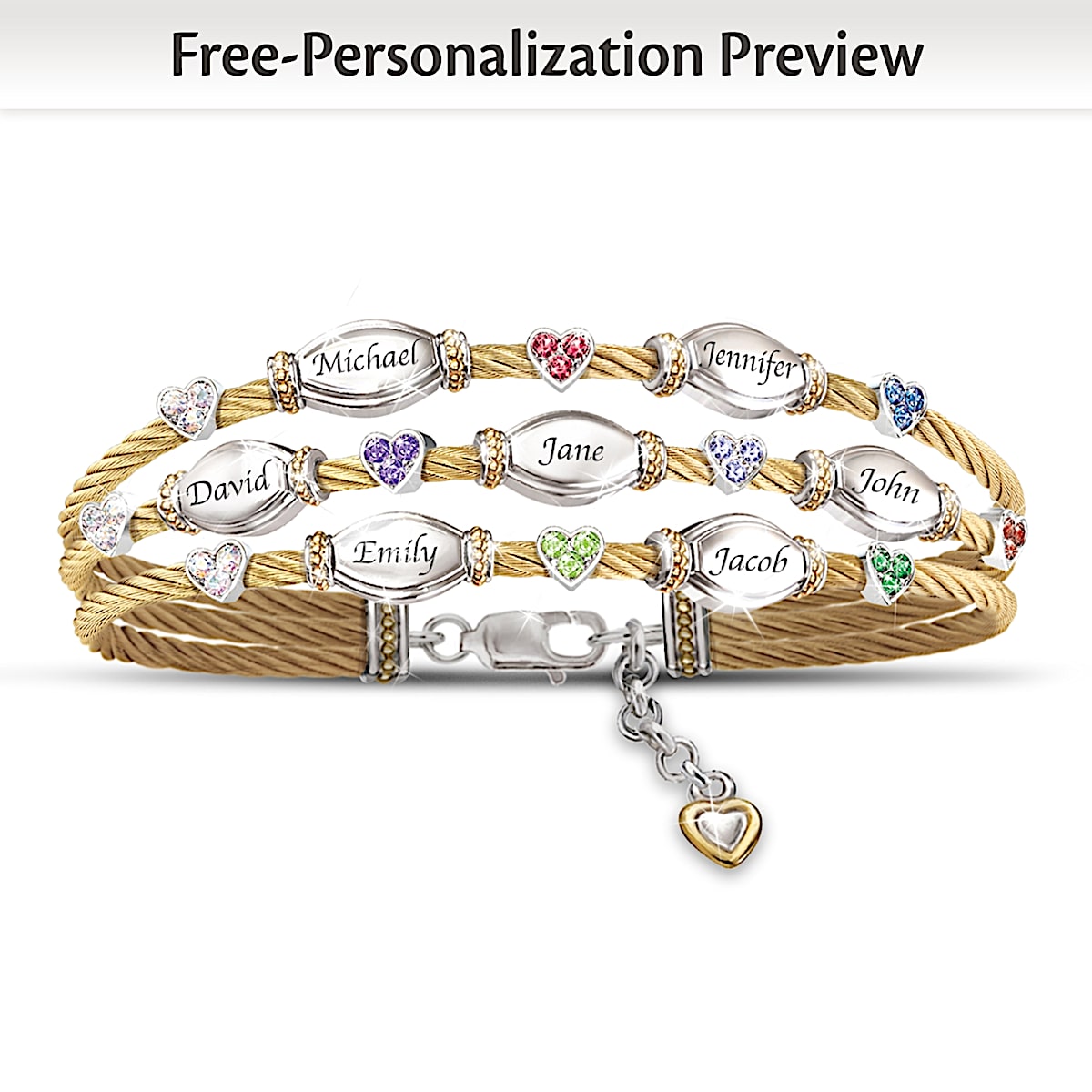 Name engraved bracelet outlet