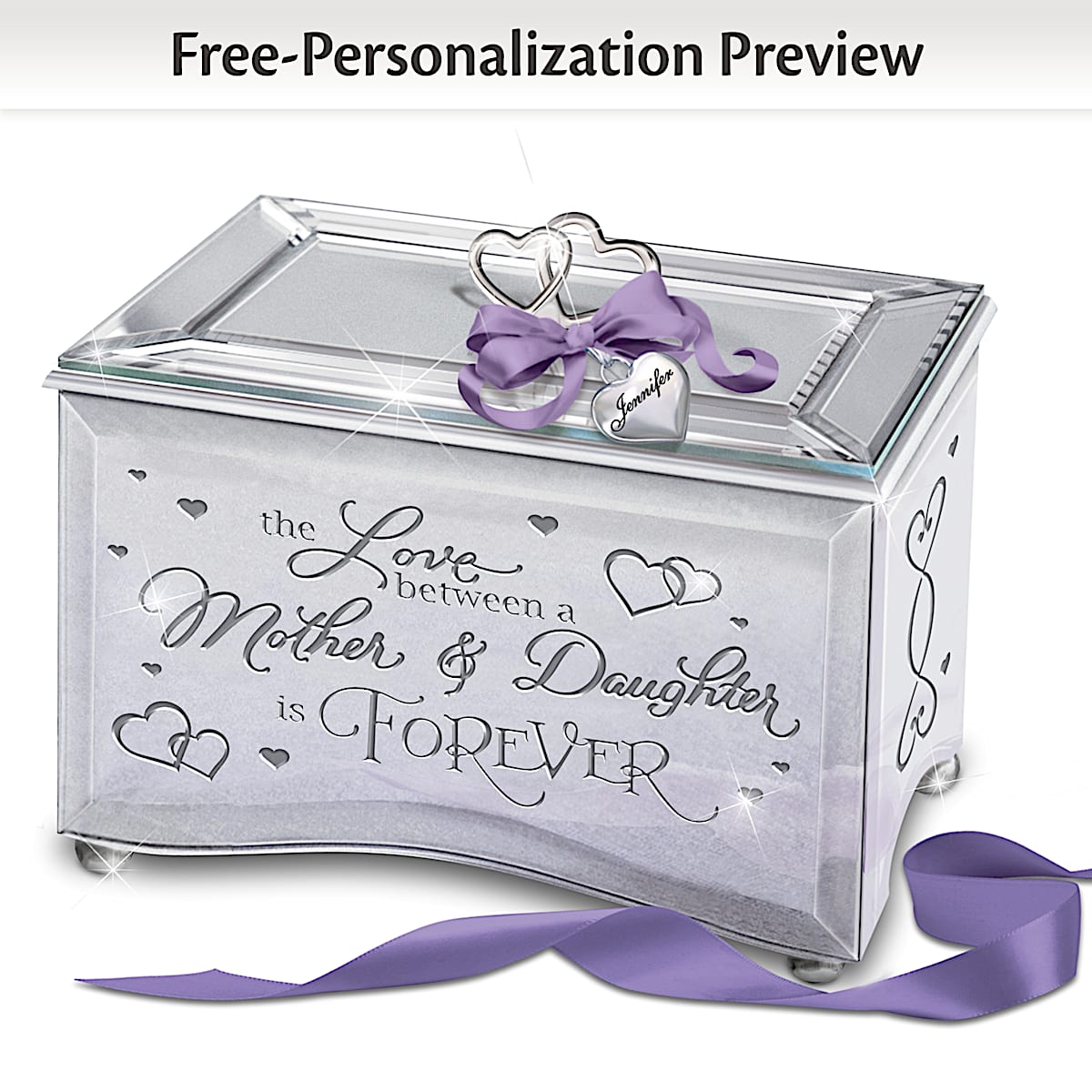 The Love Between A Mother & Daughter Is Forever Personalized
