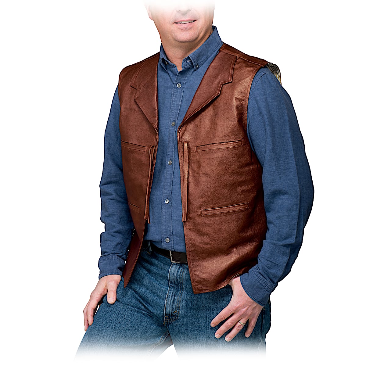 John wayne style vest on sale