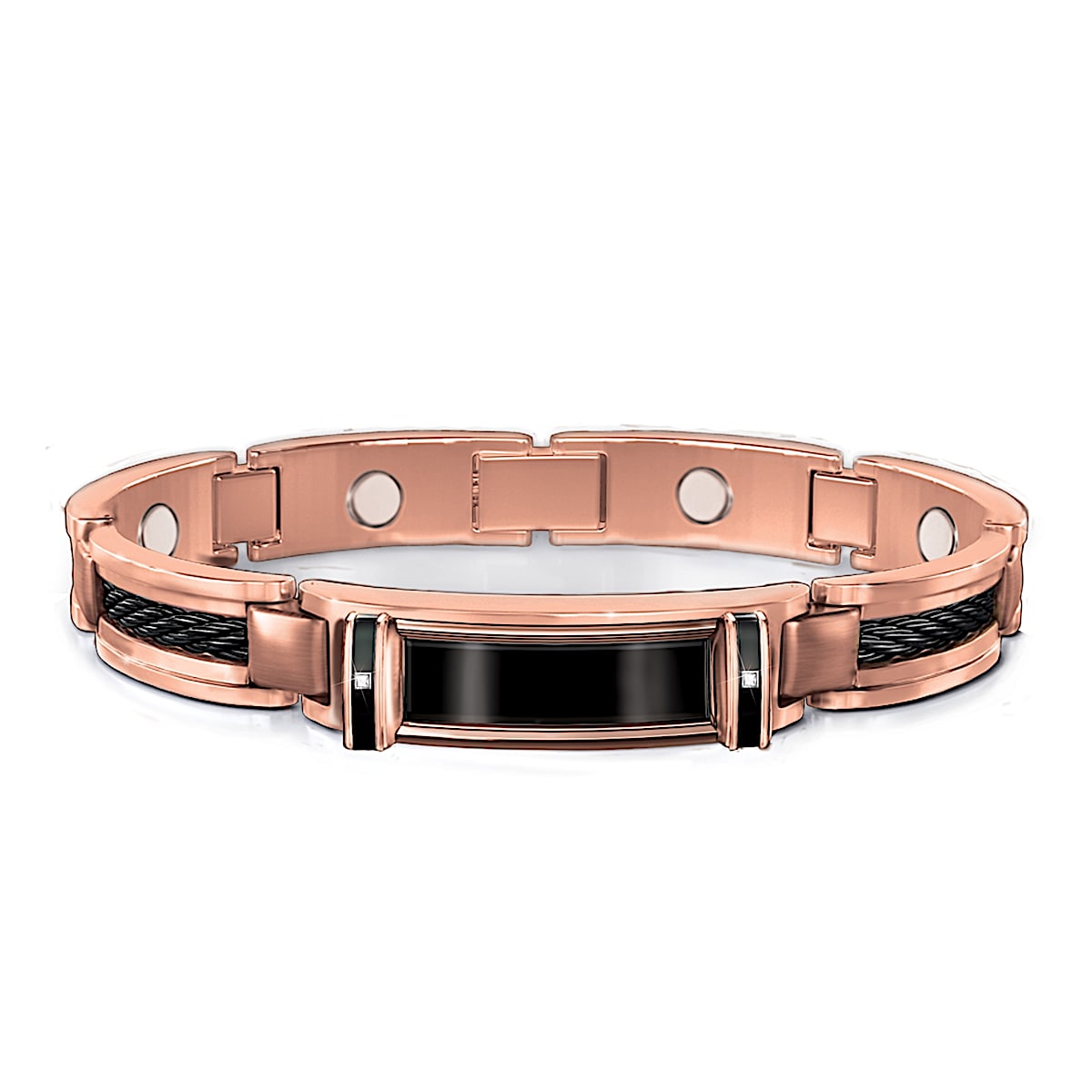 Mens diamond bracelet deals