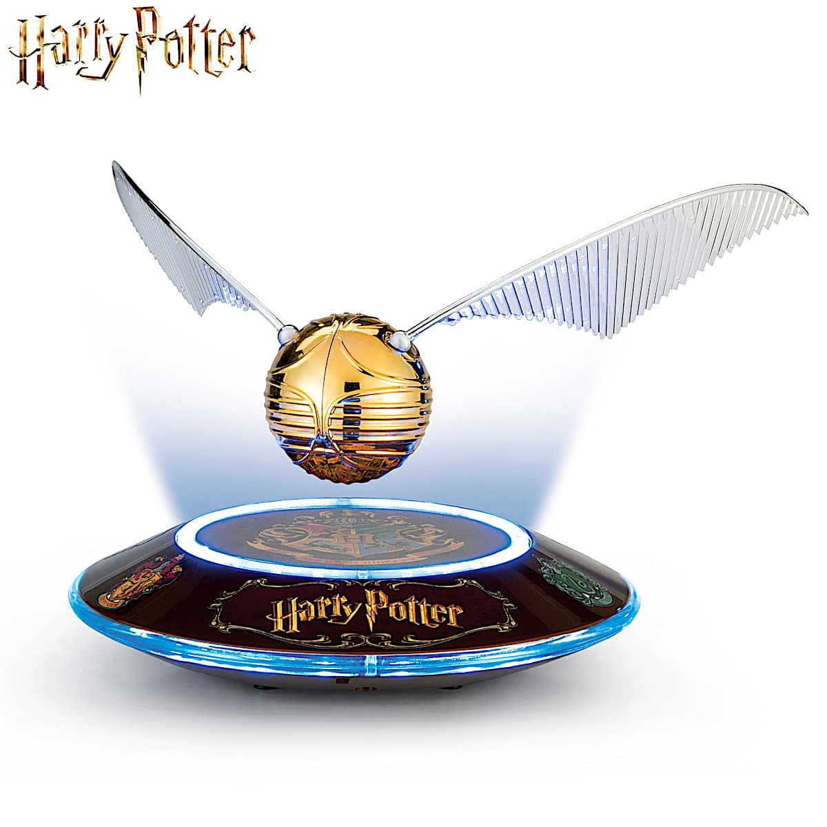 洋書 Harry Potter Levitating Golden Snitch HARRY POTTER Levitating Illuminated GOLDEN SNITCH Sculpture