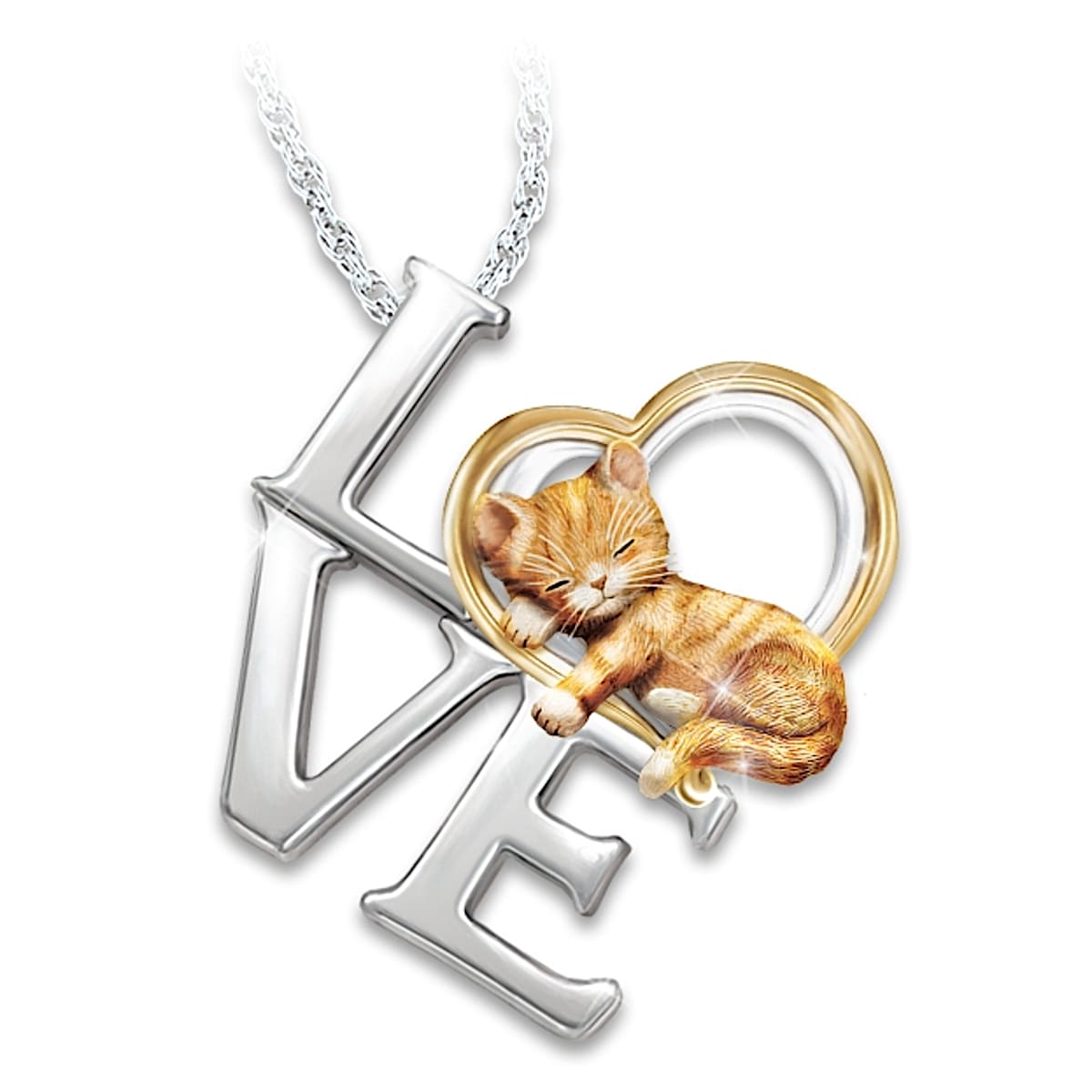 Cat with necklace new arrivals