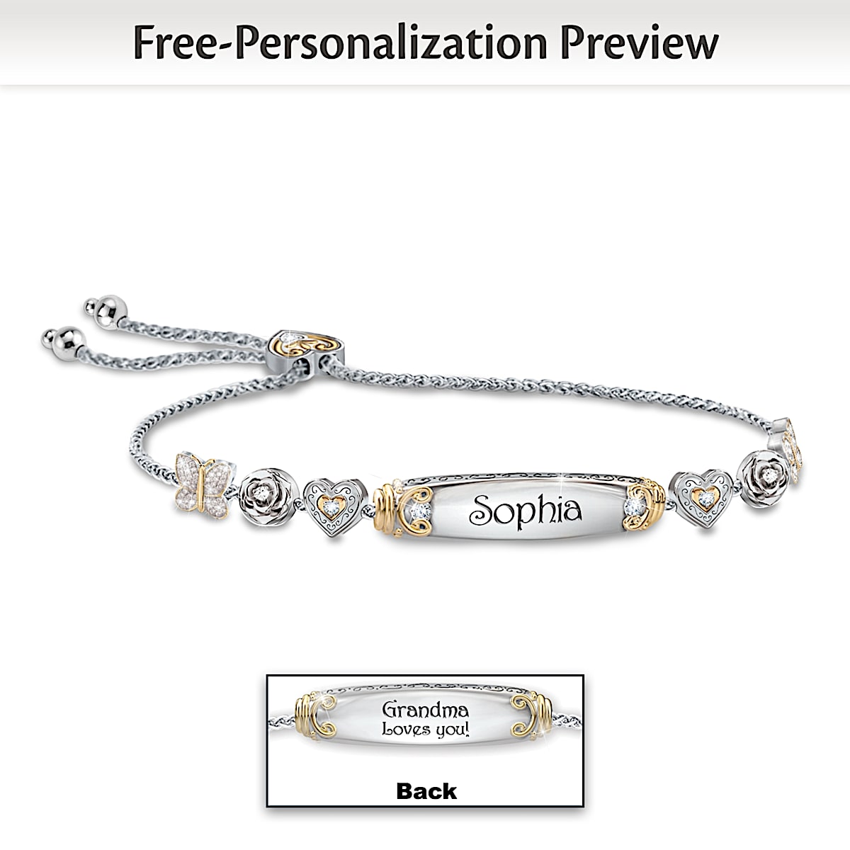 Personalized jewelry for granddaughter clearance