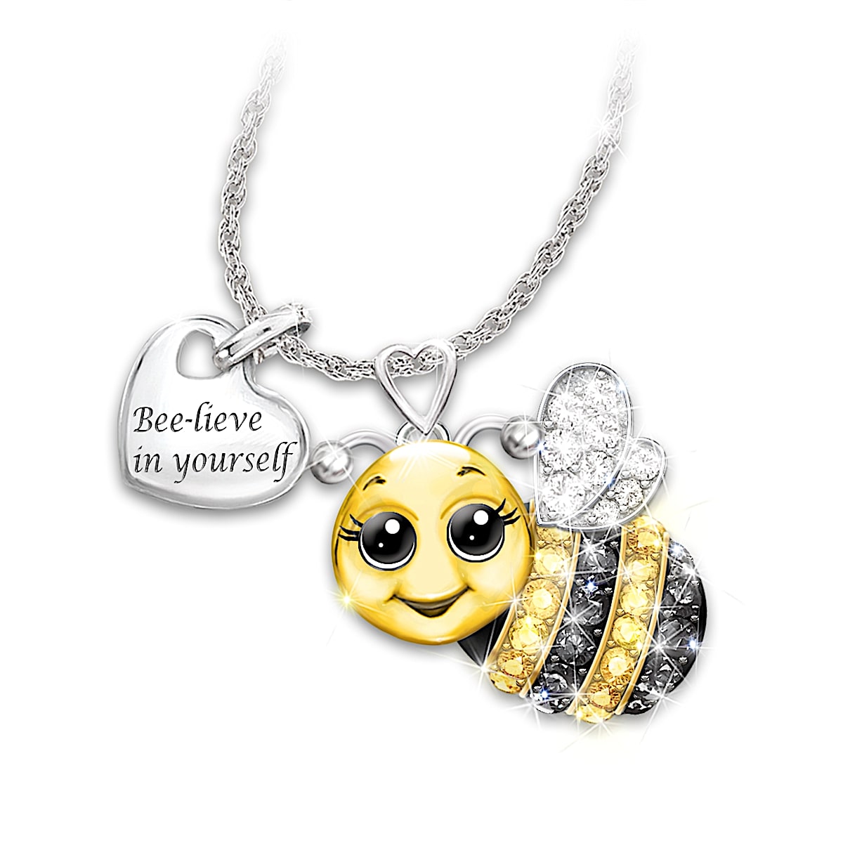 925-sterling-silver Heart Honeycomb Bee Necklace Queen Bee Jewelry Cute  Animal Bumblebee Pendant Gift For Women&honeybee Lover - Necklaces -  AliExpress