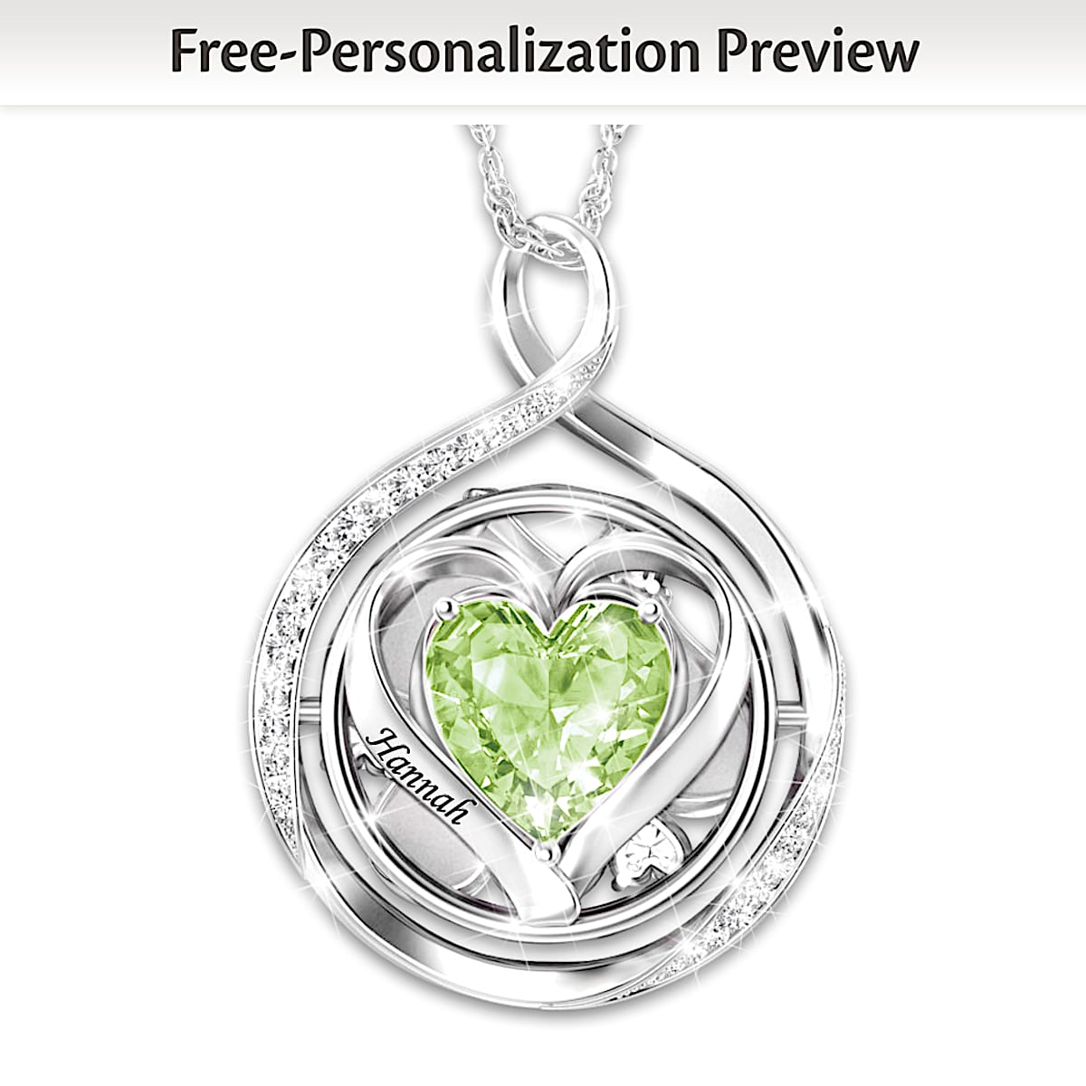 Granddaughter necklace birthstone on sale