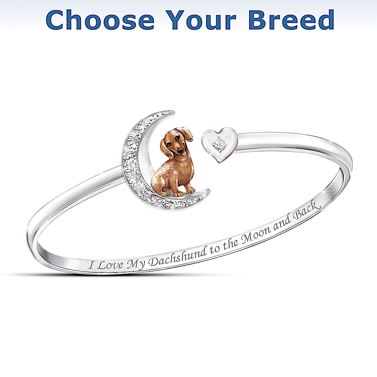 Swarovski shop dog bracelet