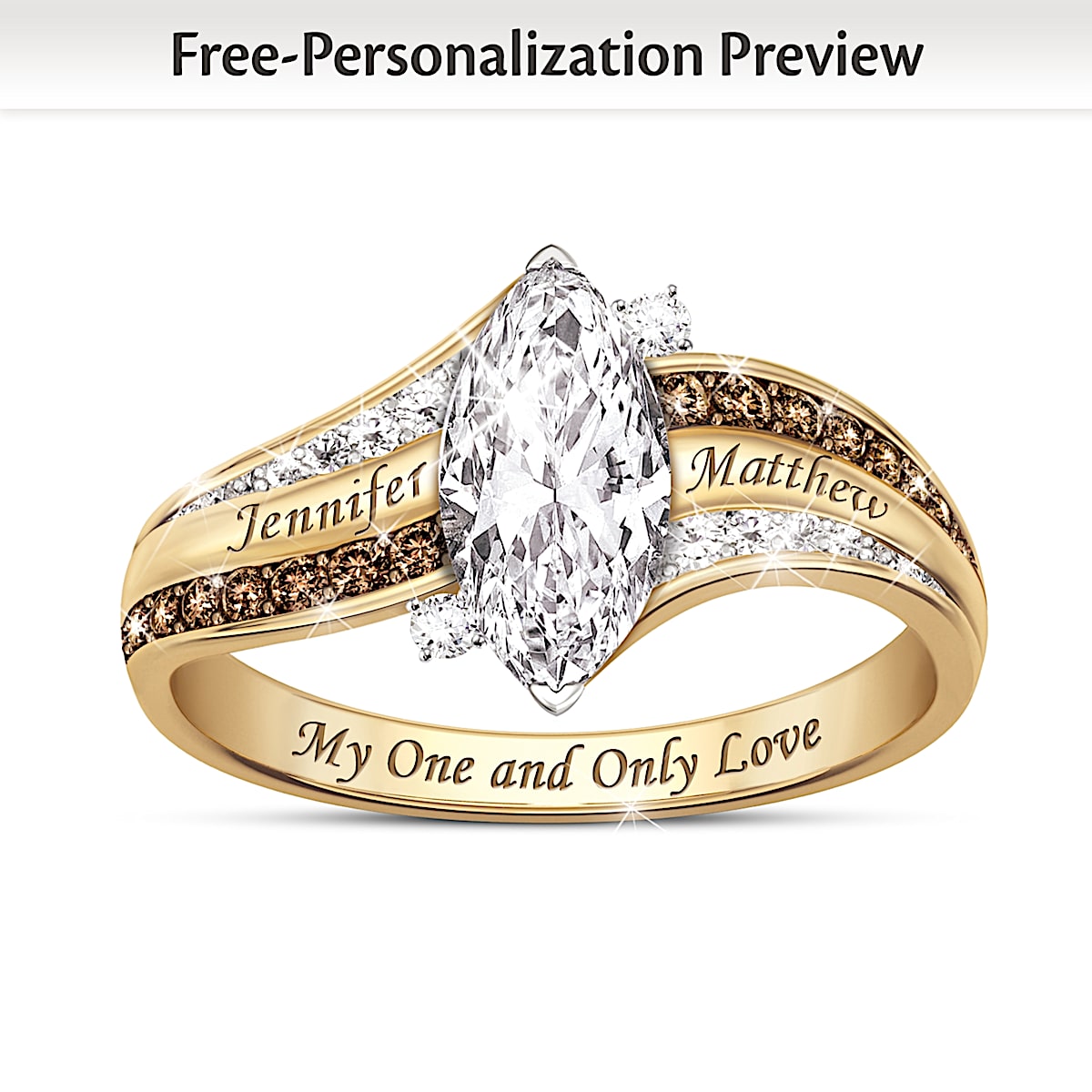 Bradford exchange personalized rings sale