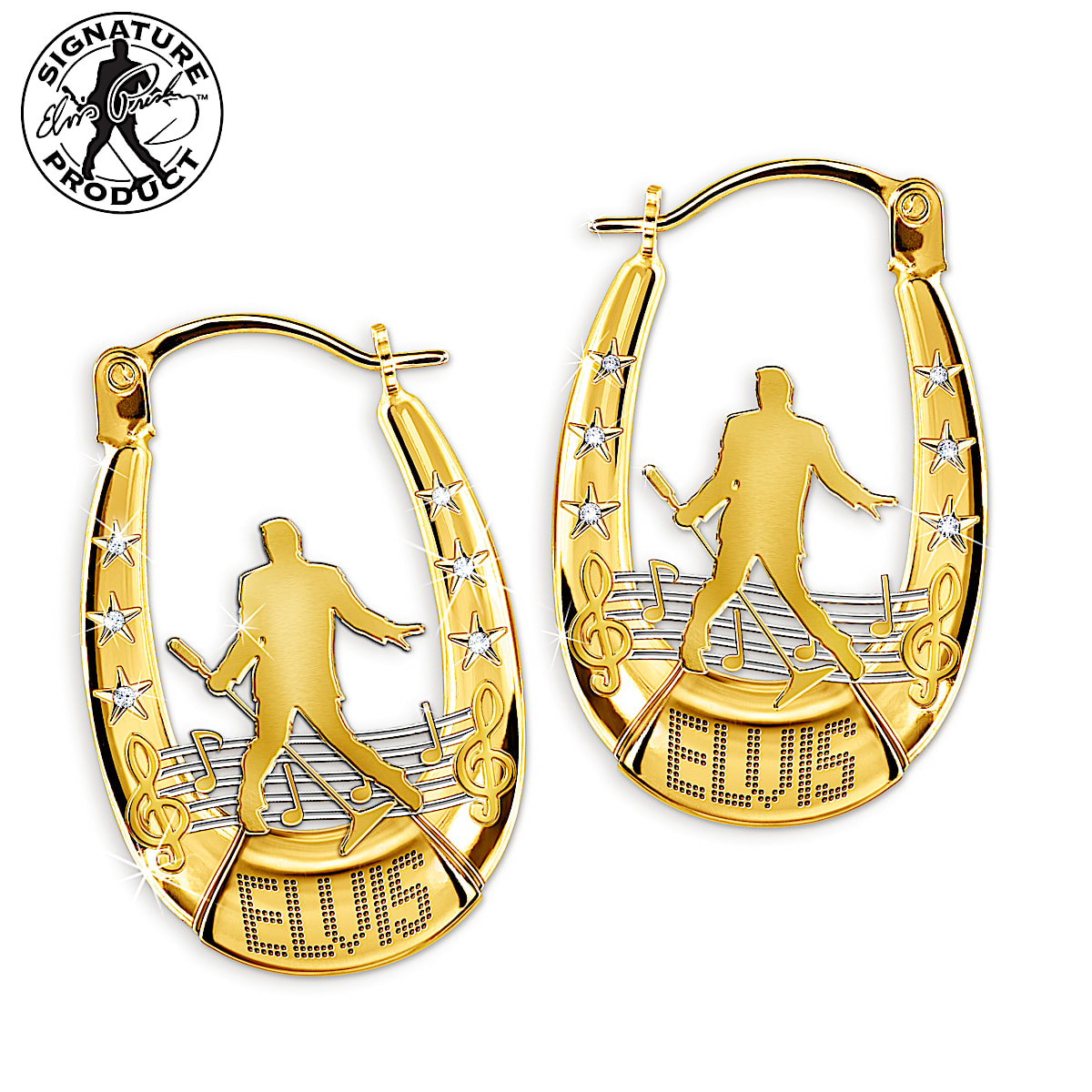 Elvis discount presley earrings