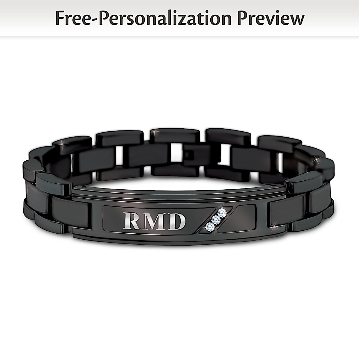 Personalized top diamond bracelet