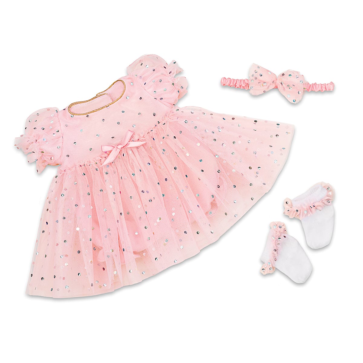 Celebration Dress 3 Piece Outfit For 41 48.3 cm Baby Dolls