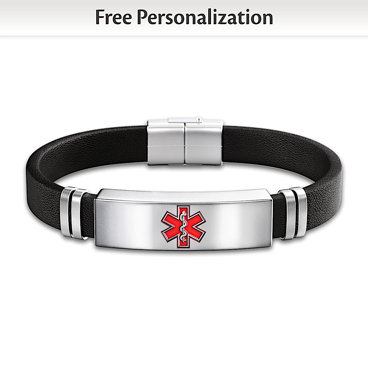 Personalized Stainless Steel Medical Alert Bracelet Etched With An ...