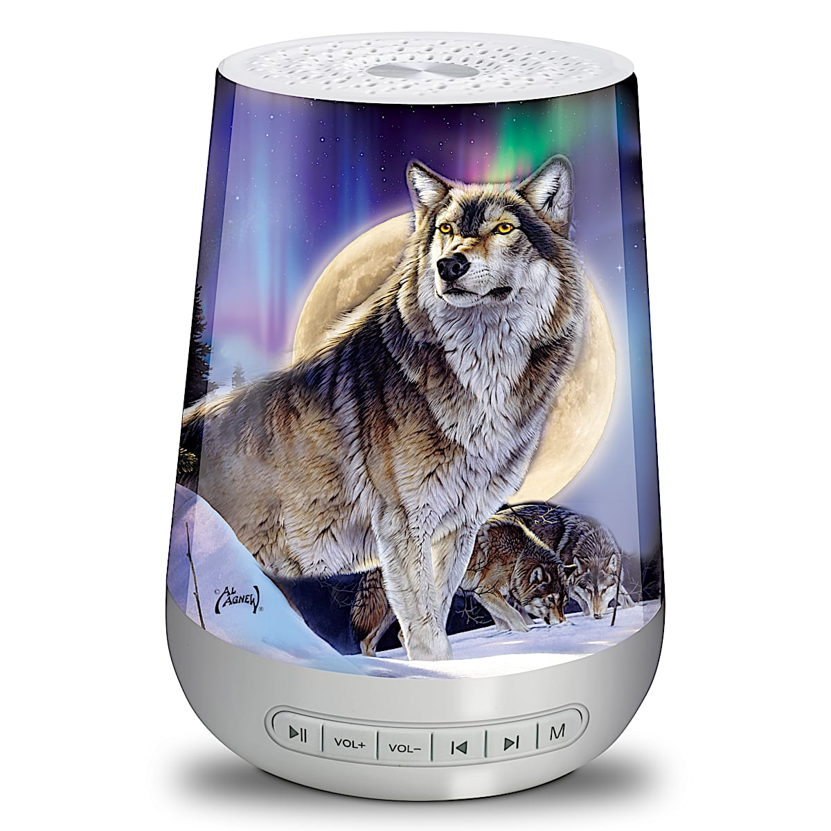 小物 atelier103 alovemovement wolf&wolff alm Illuminated Sound Machine Adorned With Wolf Art And Features
