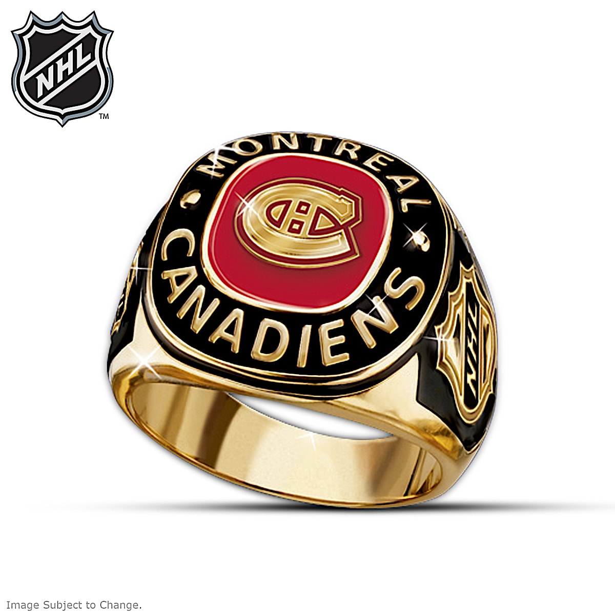 NHL® Montreal Canadiens® Ring: Collectible Hockey Jewellery