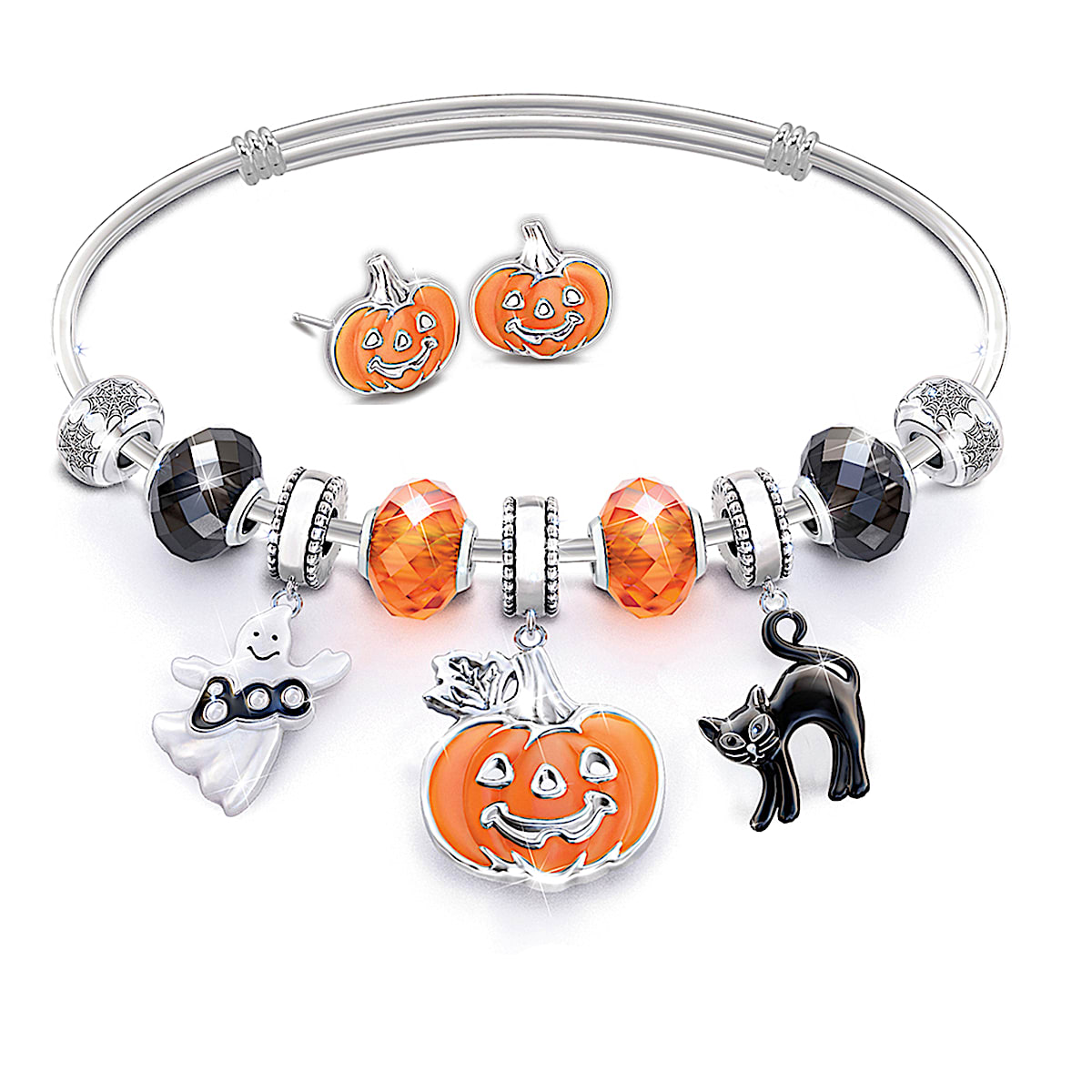 Holiday Charm Bracelet Collection With Collector's Box