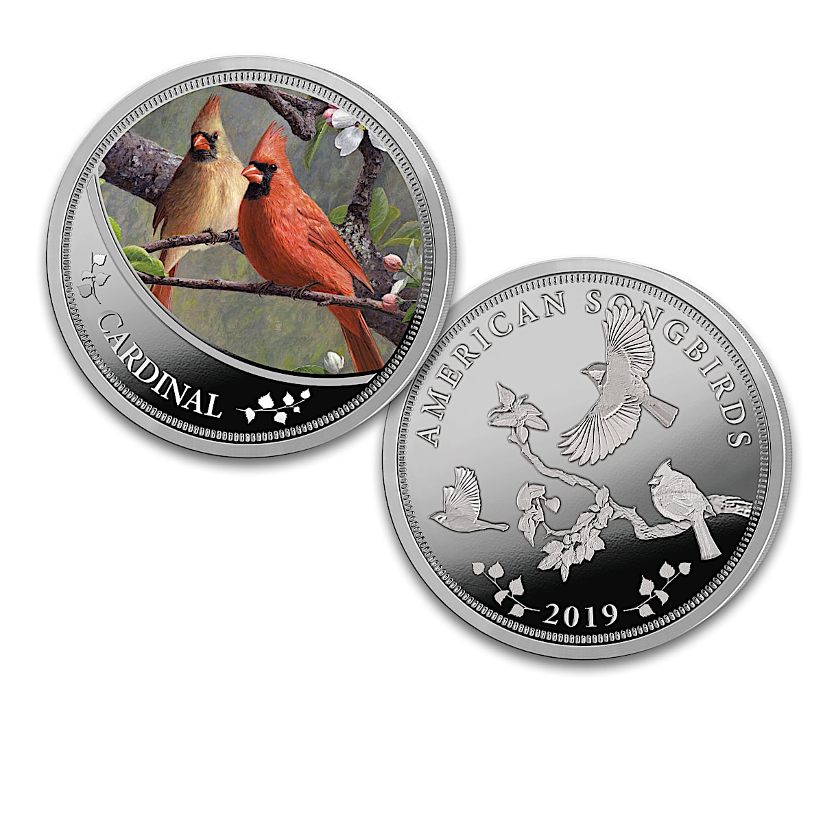 The Songbirds Of America 99.9 Silver Plated Proof Coin Collection