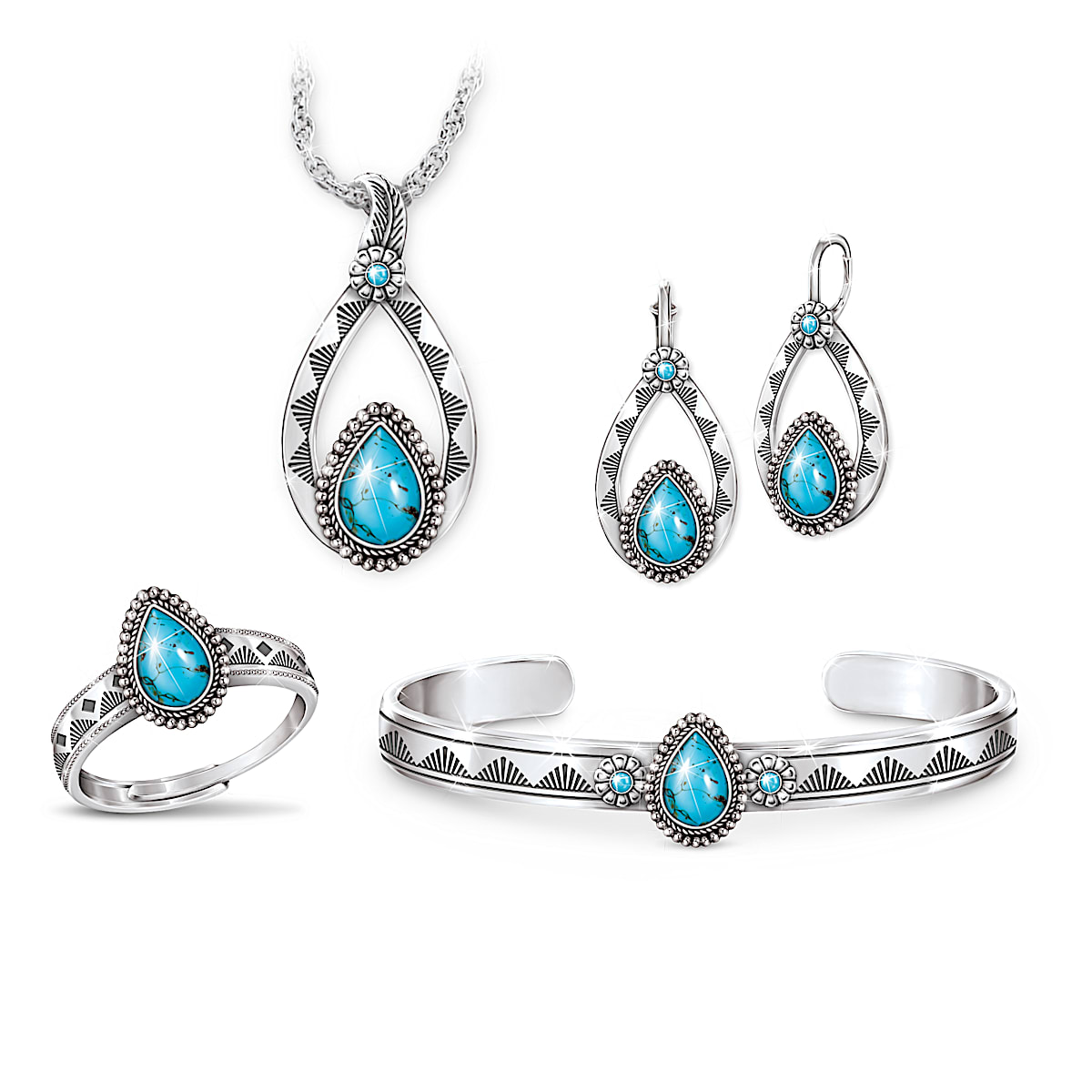Turquoise best sale southwest jewelry