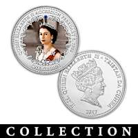 Queen Elizabeth II Jubilee Silver-Plated Legal Tender Coin
