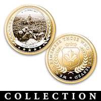 The Greatest Canadian War Battles 24K Gold-Plated Proof Coin