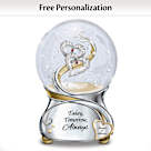 Loving You Today Tomorrow Always Personalized Glitter Globe
