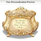 Daughter, I Love You Personalized Music Box