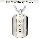 The Strength Of My Grandson Personalized Pendant Necklace