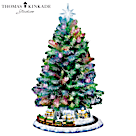 Thomas Kinkade Holiday Sparkle Tabletop Christmas Tree
