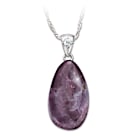 Jewels Of Nature Amethyst Pendant Necklace