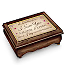 Granddaughter, I Love You A Bushel And A Peck Music Box