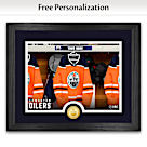 Oilers&reg; Locker Room Personalized Wall Decor