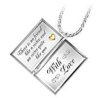 Dear Sister Letter Of Love Locket