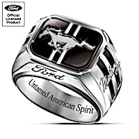 Untamed American Spirit Ford Mustang Ring