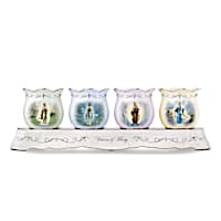 Our Lady of Lourdes Candleholder