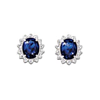 Kate Middleton Engagement Ring-Inspired Stud Earrings