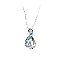 Cascade Of Beauty Diamond Pendant Necklace 