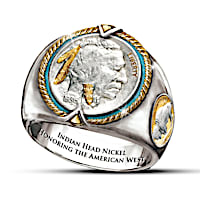 Indian Head Nickel Men's Ring