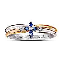 3 Diamonds And 4 Sapphires The Trinity Ring