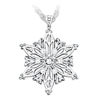 Unique As A Snowflake Diamond Pendant Necklace